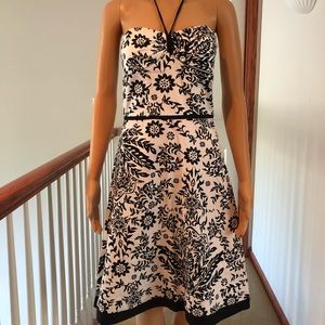 Black and white summer dress